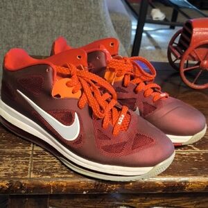 Nike Lebron 1x 9 Cherry Size 11 Team Red Burgundy